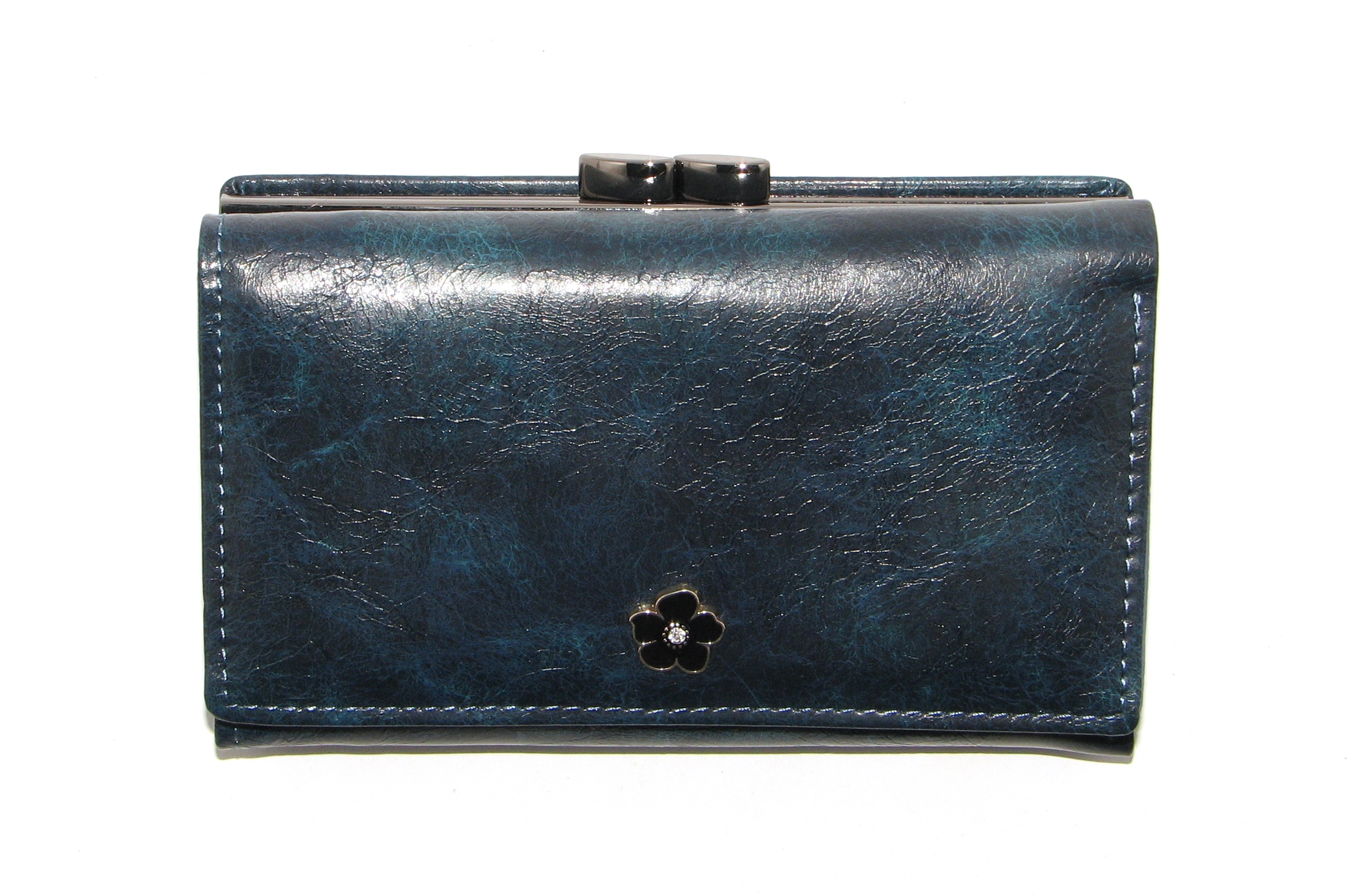 Жіночий шкіряний гаманець Cavaldi PX23-2-JZ синій